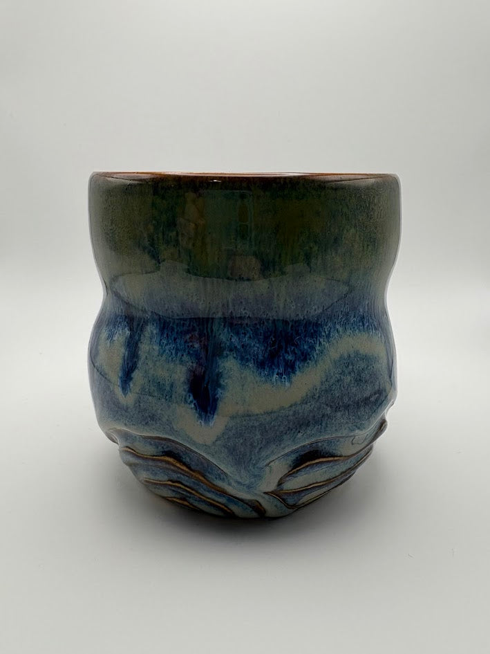 Carved Waves Mug