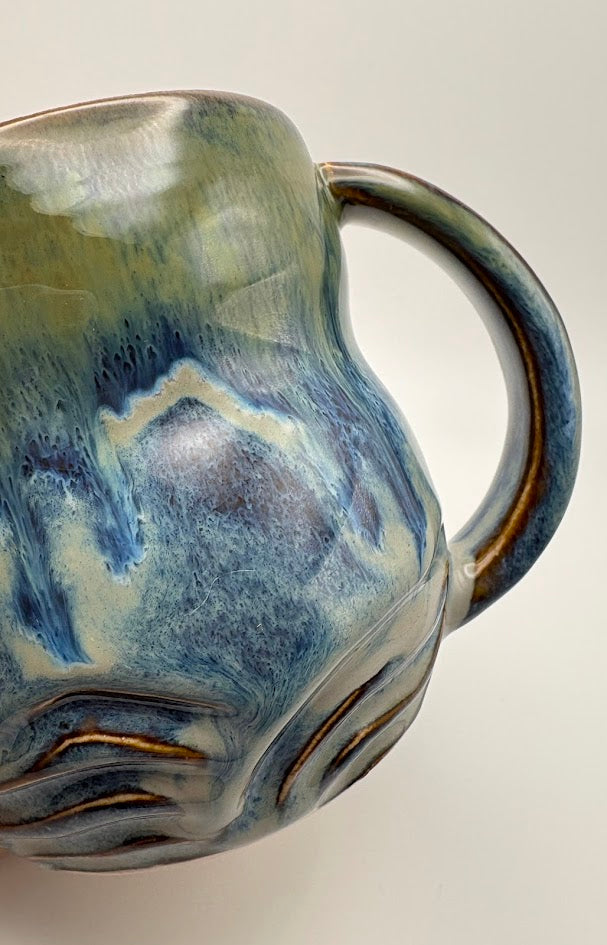 Carved Waves Mug