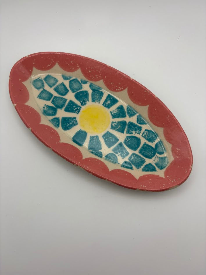 Small Stamped Sun Dish