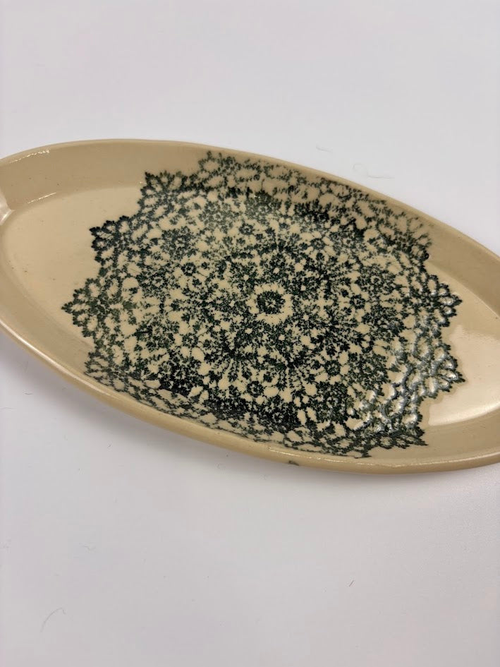 Oval Lace Dish