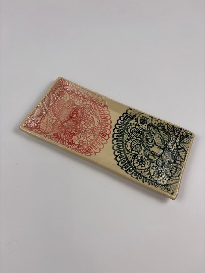 Rose Lace Dish