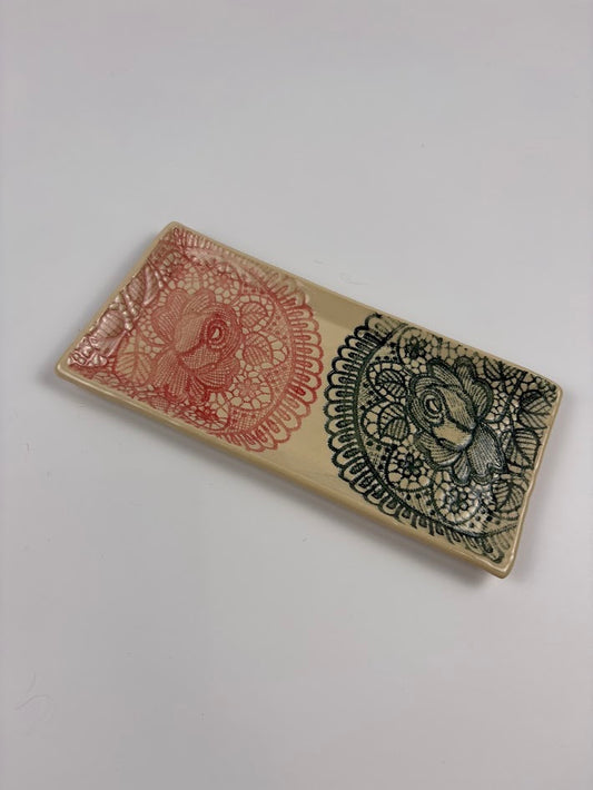 Rose Lace Dish