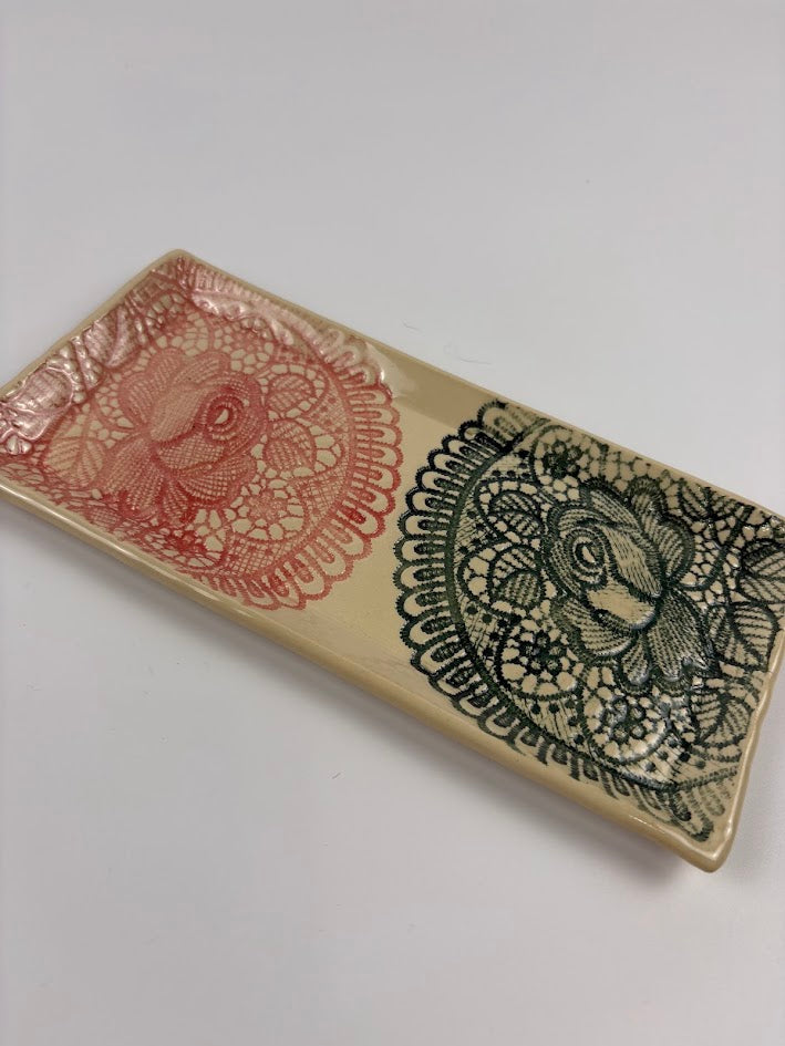 Rose Lace Dish