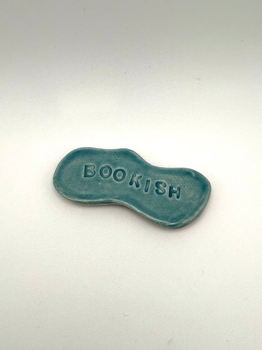 "Bookish" Blue Magnet