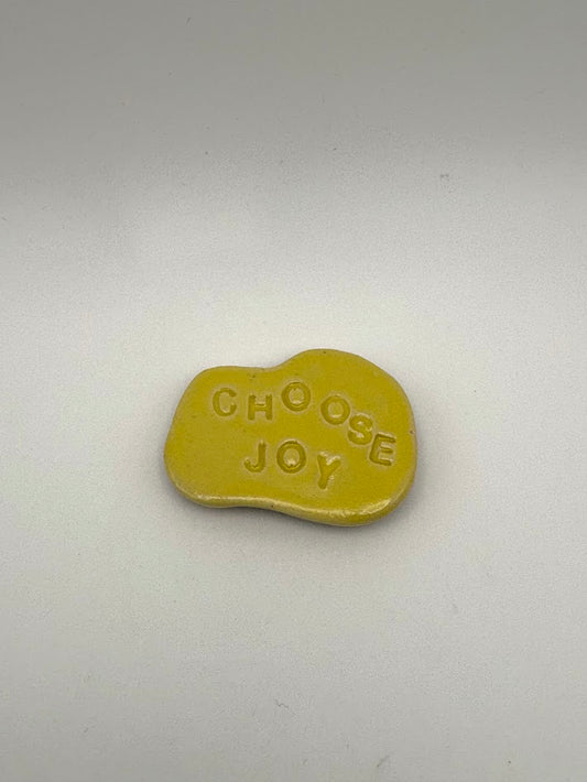 "Choose Joy" Yellow Magnet