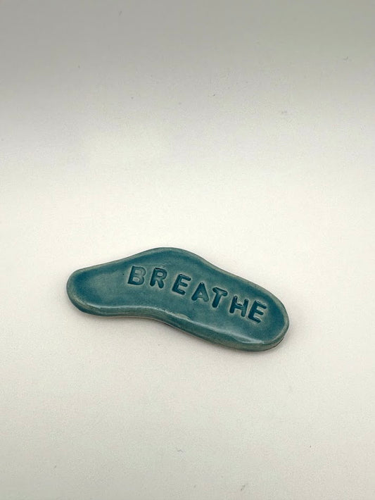 "Breathe" Blue Magnet