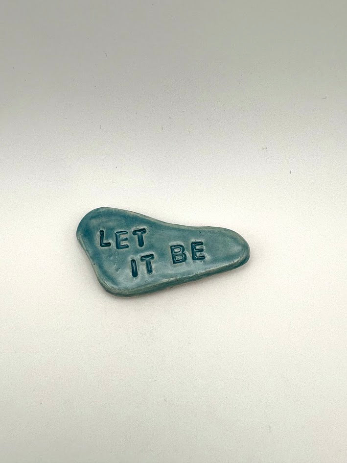 "Let it Be" Blue Magnet